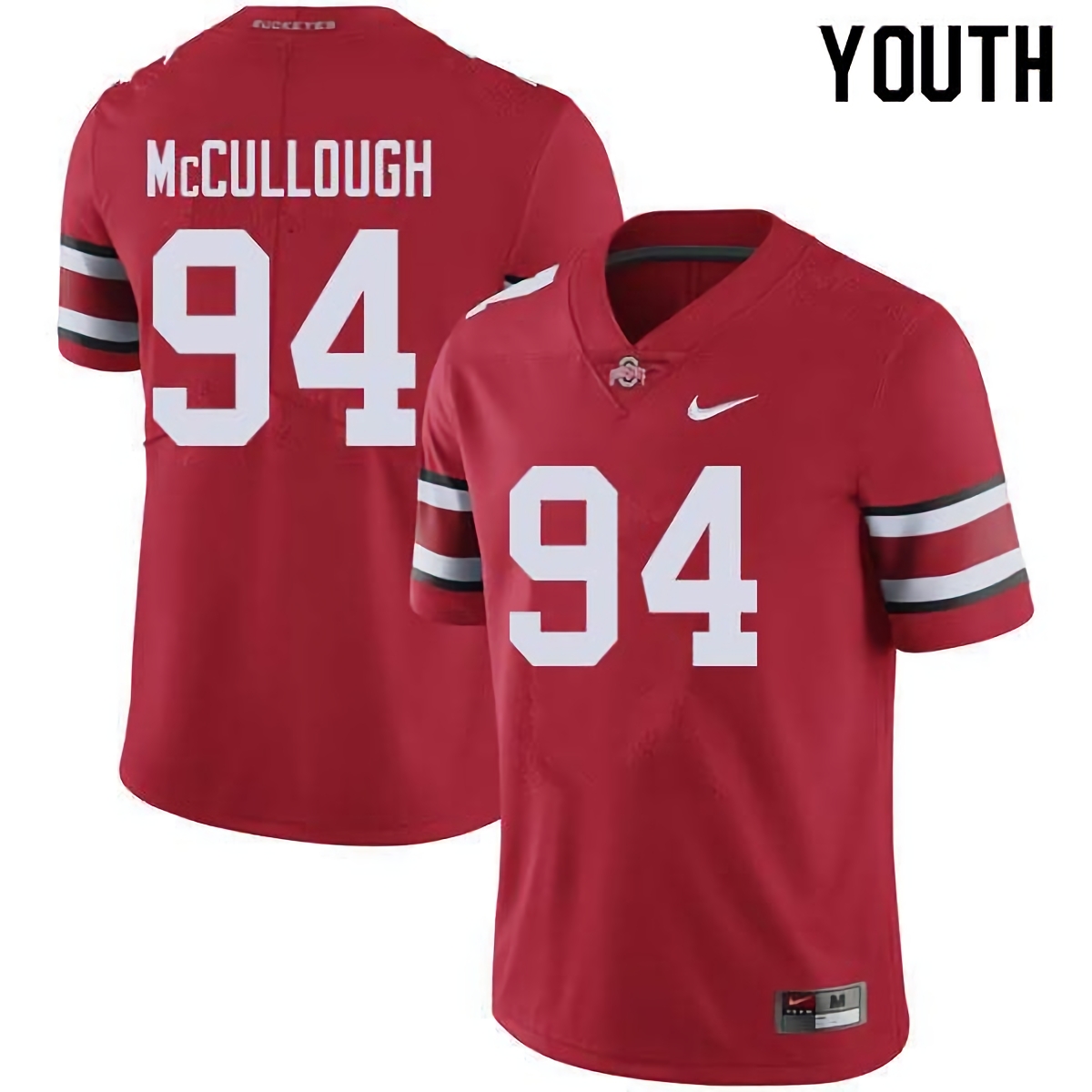 Roen McCullough Ohio State Buckeyes Youth NCAA #94 Nike Red College Stitched Football Jersey MJQ8056LO